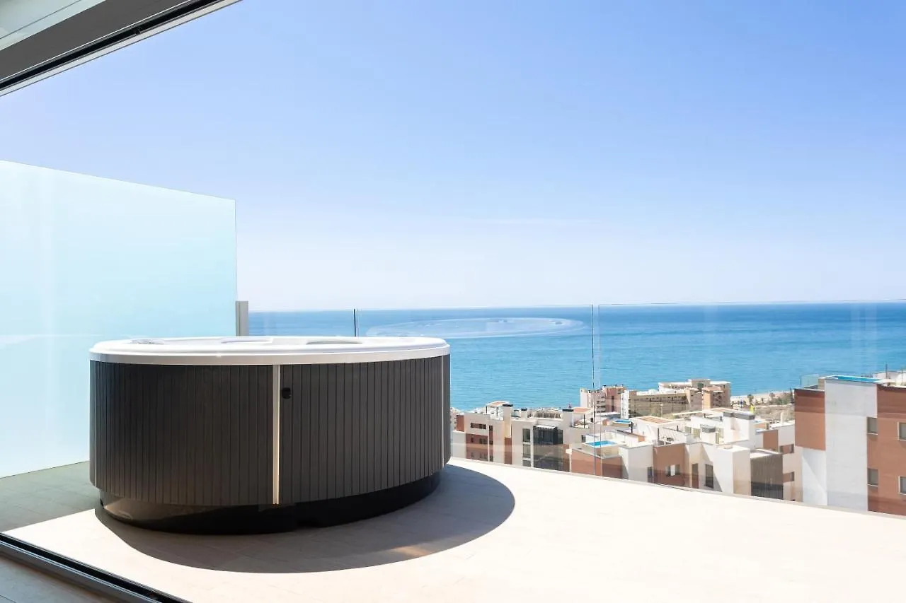 Ensuite Penthouse Panoramic Sea View With Jacuzzi Fuengirola Apartment